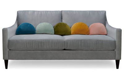 Design Lab Sofa with 5 Toss Pillows