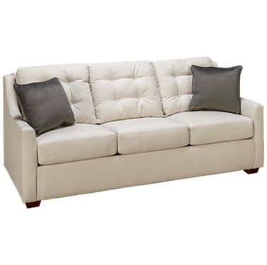 Klaussner Home Furnishings Grayton, Queen Sofa Bed With Memory Foam Mattress