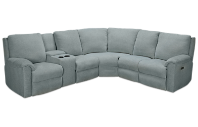 Moving Your Way 3 Piece Power Reclining Sectional with 3 Recliners & Console