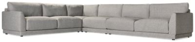 Monterey 4 Piece Sectional - Plush Foam Cushions - Contemporary Track Arms - Spacious Seating