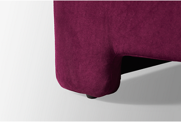 Lazy Sunday 5 Piece Modular Sectional - Rich Soft Velvet - Track Arms - Two Toss Pillows - Cozy Back & Seat Cushions