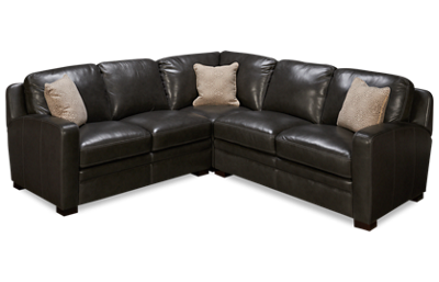El Paso 3 Piece Leather Sectional