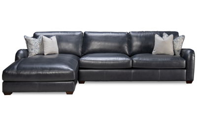 Dunmore 2 Piece Leather Sectional