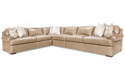 Armstrong Leather 4 Piece Sectional