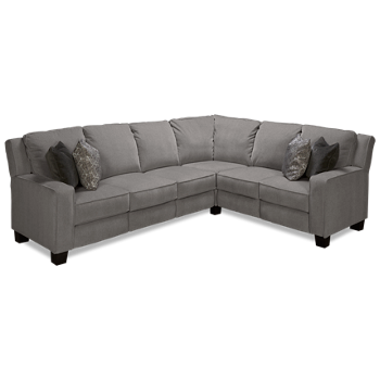 West End Power 3 Piece Reclining Sectional with 2 Recliners with Tilt Headrest