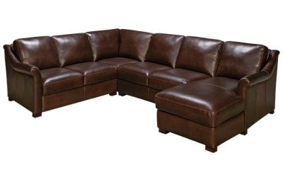 Everest 3 Piece Leather Sectional