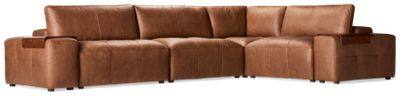 Bree 6 Piece Leather Sectional
