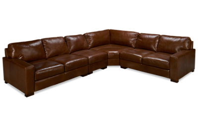 Pista 4 Piece Leather Sectional