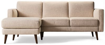 Destrezza 2 Piece Sectional - Soft Durable Fabric - Mid-Century Modern - Cozy Chaise Lounge