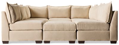 Puzzle 9 Piece Sectional - Modern Modular Design - Soft Upholstery - Perfect for Entertaining - Convenient Storage Ottomans - Plush Cushions - Versatile Configuration Options