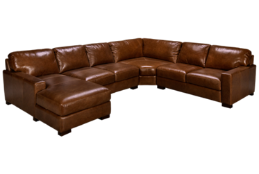Pista 4 Piece Leather Sectional