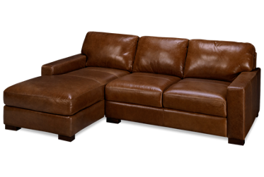 Pista 2 Piece Leather Sectional