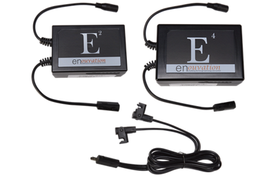 E4 Battery Pack, E2 Battery Pack and Y Splitter Cable