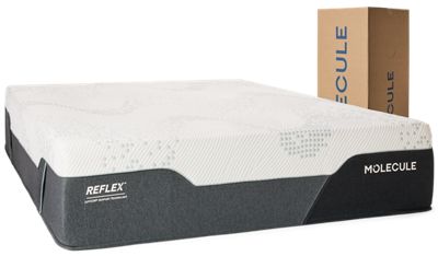 Molecule Reflex Elite Foam Mattress - Premium Cooling Fibers - Mattress-in-a-Box - LiftCOR® PLUS Back Support - Adaptive RestorePRO™ Foam for Pressure Relief (PLUSH)