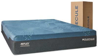 Molecule Reflex Hybrid Mattress - Cool-Touch - Mattress-in-a-Box - Responsive Innerspring Coils - LiftCOR® Zoned Support - CoolVENT™ Airflow Foam (FIRM)
