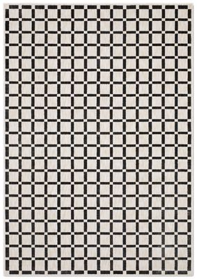 Hunter Area Rug – Contemporary – Machine-Woven – Beige/Black