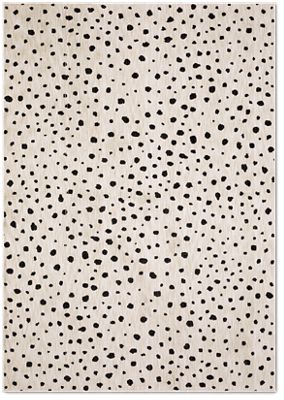 Hunter Area Rug – Contemporary – Machine Woven – Beige/Black