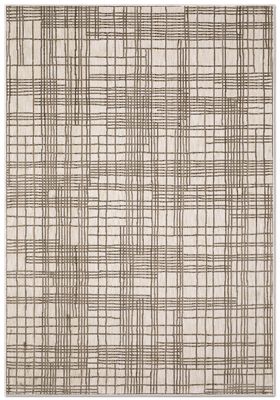 Hunter Area Rug – Contemporary – Machine-Woven – Brown/Beige
