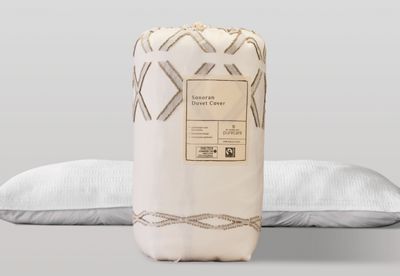 PureCare® Dr. Weil Collection Sonoran Duvet Cover - 100% Cotton - Breathable & Lightweight - Garment Washed Softness - Hidden Button Closures - Unique Handcrafted Pattern