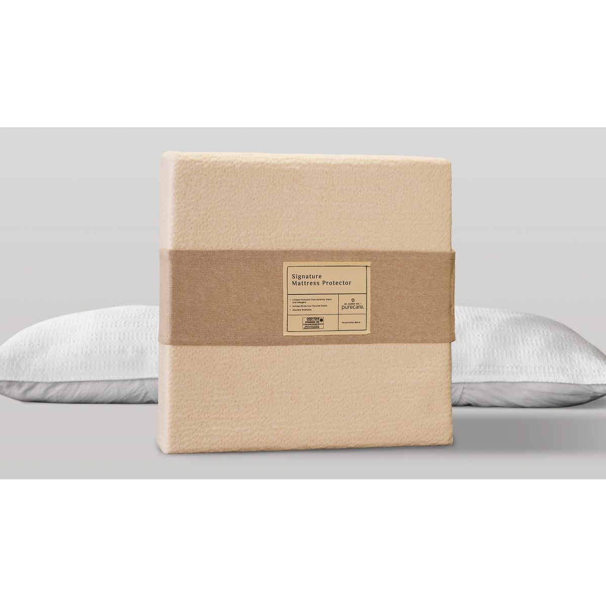 PureCare® Dr. Weil Collection 5-Sided Mattress Protector - Breathable Cover - Precision-Fit Corners - Moisture & Allergen Resistant - Anti-Microbial