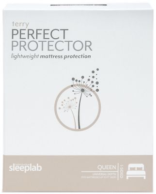Jordan's Sleep Lab Terry Mattress Protector - Moisture-Proof Top Panel - Breathable & Quiet Design - Dust-Mite & Allergen Barrier