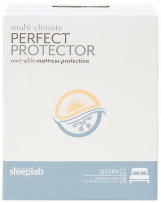 Jordan's Sleep Lab Multi-Climate Mattress Protector - Reversible Design - 5-Sided Moisture Protection - Antimicrobial Properties