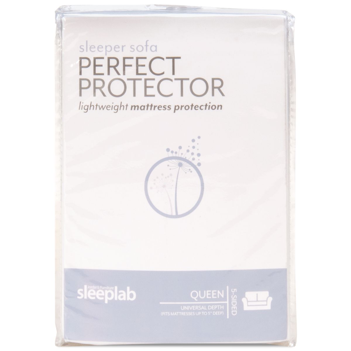 Jordan's Sleep Lab Sleeper Sofa Perfect Protector - 5-Sided Moisture Protection - Antimicrobial