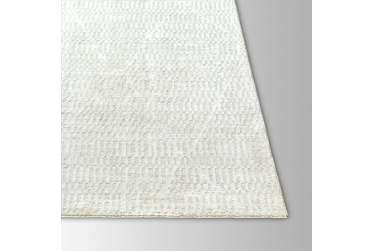 Masterpiece Area Rug – Elegant – Machine-Woven – Cream Diamond Pattern