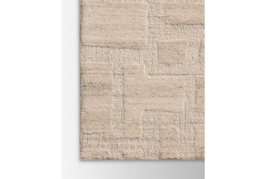 Hartley Area Rug – Contemporary Abstract – Hand Tufted – 100% Wool – Ivory/Natural