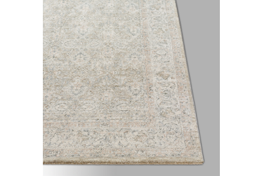 Poetry Area Rug – Botanical Elegance – Machine Woven – Cream/Slate
