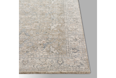 Poetry Area Rug – Botanical Elegance – Machine-Woven – Cream/Slate