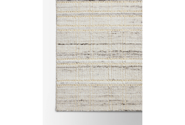 Jamie Area Rug – Transitional – Hand Loomed – Ivory/Dove