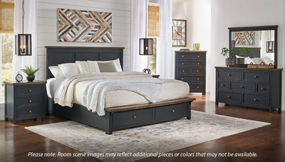 Stormy Ridge King Storage Bed