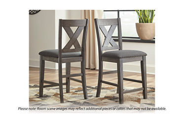Caitbrook Counter Stool with Nailhead