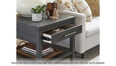 Preston 1 Drawer End Table with Storage - Thumbnail 4