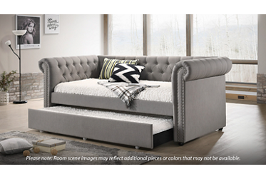 Ellie Daybed with Trundle and Nailhead
