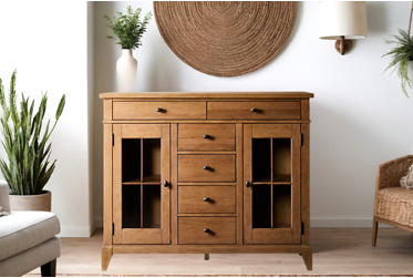 TY Today 6 Drawer 2 Door Tall Server