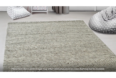 Grove Area Rug – Contemporary – Hand Loomed – Natural Grey