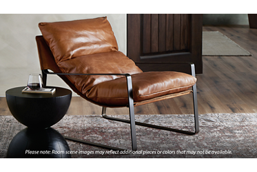 Emmett Leather Sling Chair