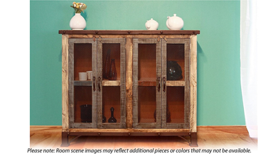 Antique Multicolor 4 Door Sideboard