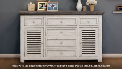 2 Door 6 Drawer Console - Thumbnail 3