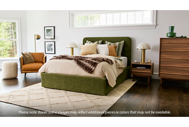 Design Lab Queen Upholstered Storage Bed