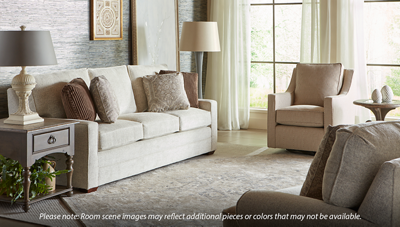 Custom Accent Swivel Glider Chair 