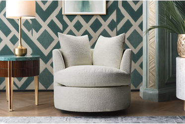 Merino Accent Swivel Chair