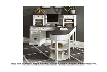 Allyson Park Desk with Hutch