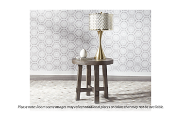 Farmhouse Round End Table