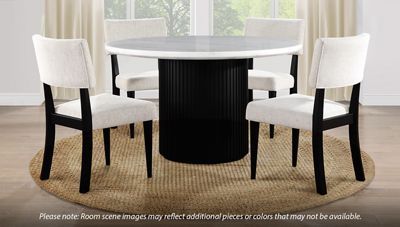 Colvin Marble Top Dining Table - Thumbnail 2