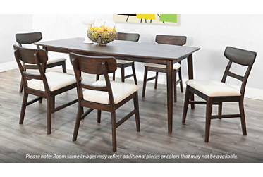 American Modern Dining Table - Solid Asian Hardwood - Mid-Century Modern