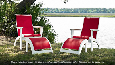 Belle Isle Adirondack Sling Ottoman
