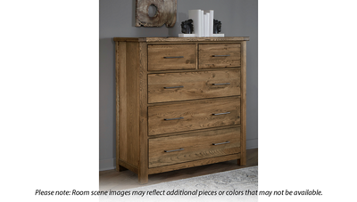 Dovetail Standing 5 Drawer Dresser